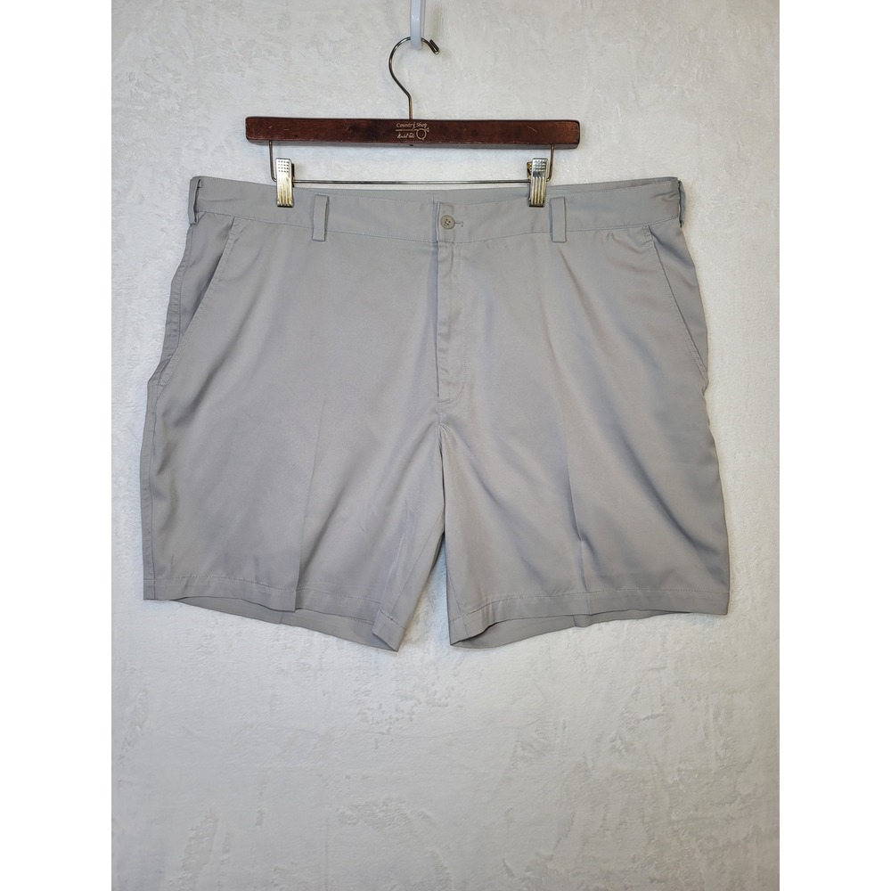 Nike Golf Dri Fit Shorts Men's Chino Beige Activewear Vacation Resort Size 40
